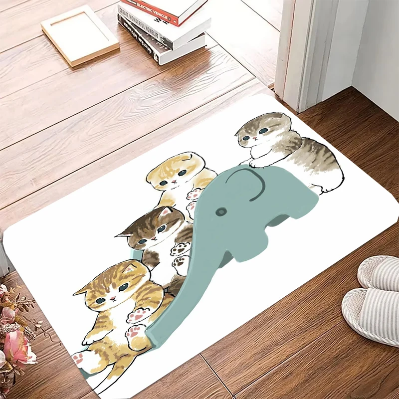 Cute Cats Mousepad Cartoon Nature Mouse Pad  Notebook Keyboard rubber Anti-wrinkle Non-slip Laptop Kawaii Desk Office Desk Mat