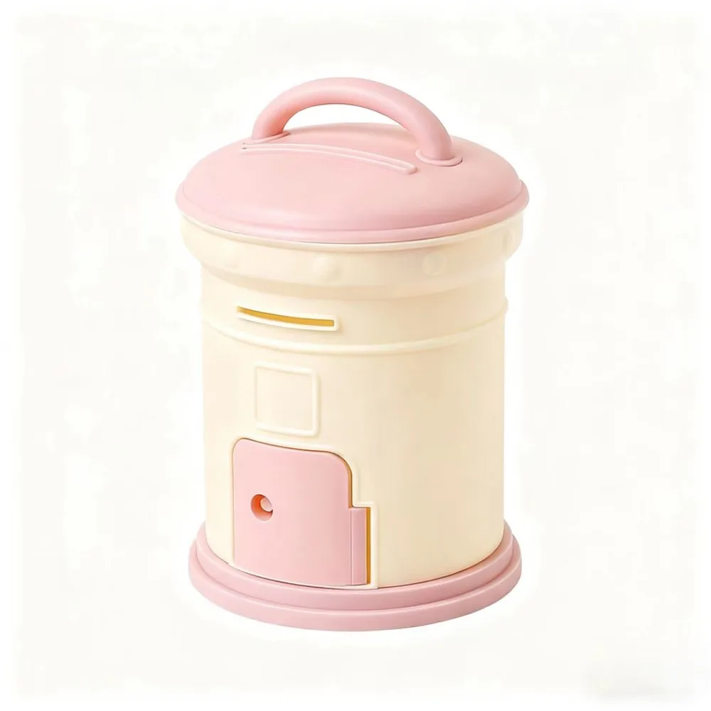 Popular household PP high-quality durable piggy bank with key lock - portable eco-friendly desktop gift