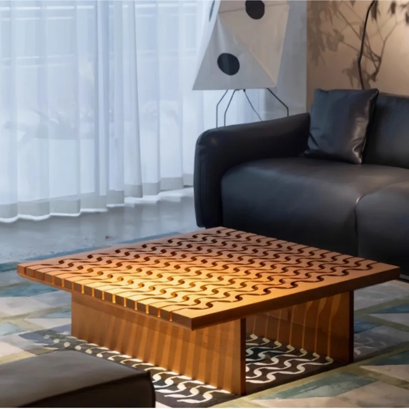 

Clear Aesthetic Coffee Table Cheap Minimalist Writing Space Saving Relaxing Unique Side Table Service Mesas Bajas Home Products