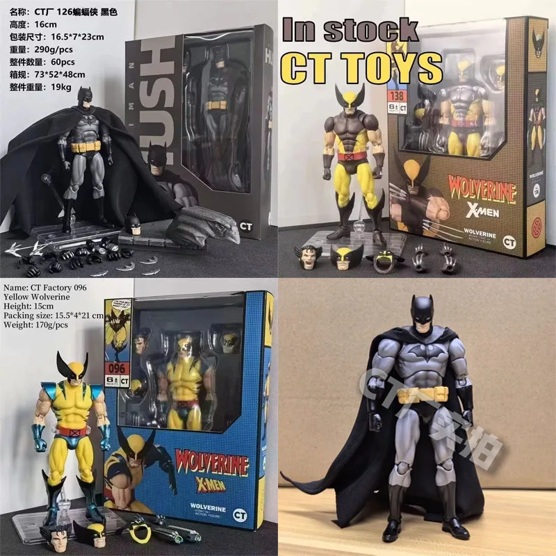 

Hot Ct Toys Batman Mafex 126 Dc Летучая мышь Человек Фигурка Shf Аниме Фигурка Статуя Модель Пользовательские подарки для детей Игрушки