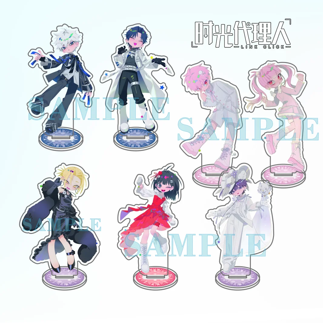 Anime Link Click Lucas Charles Acrylic Stand Keychain Model Decoration Desk Figure Display Ornaments Accessories Birthday Gifts