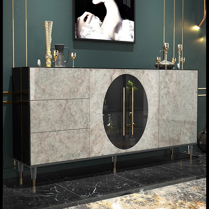 Librero, Mueble de Almacenamiento, Contenedor, Armarios de Salón, Vitrina Nórdica de Vidrio, Muebles para el Hogar, Aparadores, Cajones, Armarios de Salón