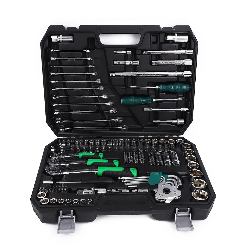 

Suitable for the new 121-piece set, multi-function ratchet wrench, multi-model sleeve combination, hardware tools, auto repair k