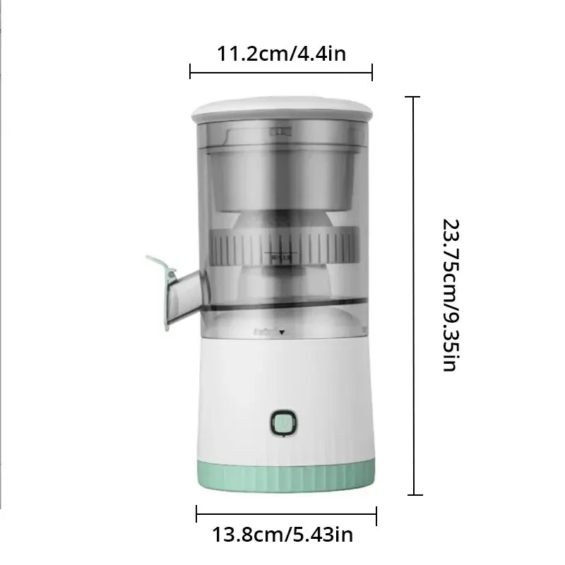 Portable Usb Automatic Juicer Small Multifunctional Juice Residue Separation Charging Electric Stainless Orange Lemon Fruit