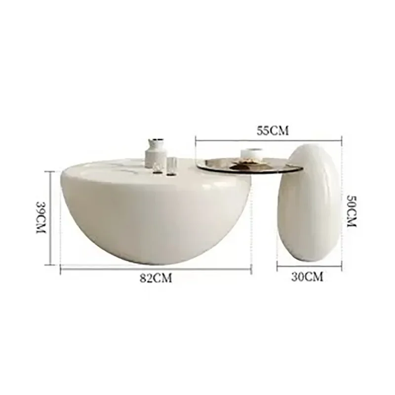 Minimalist Cute Side Table Sleek Elegant Charming Durable Side Table Design Aesthetic Meubles De Maison Living Room Furniture