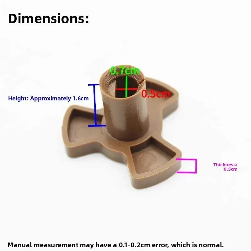 

Microwave Oven Parts Turn Core Coupling Magnetron 16mm Microwave Oven Turntable Roller Guide Support Coupler Tray Shaft