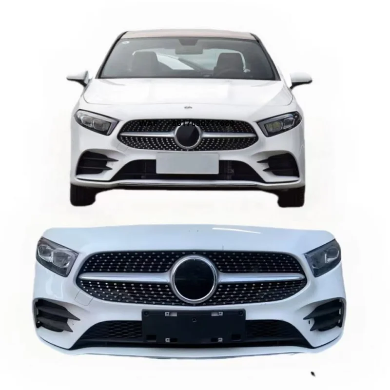 

For A-Class W177 Full Body Kit Front Bumper Kit with Headlights Front Radiator Front LED Lighting Fixtures