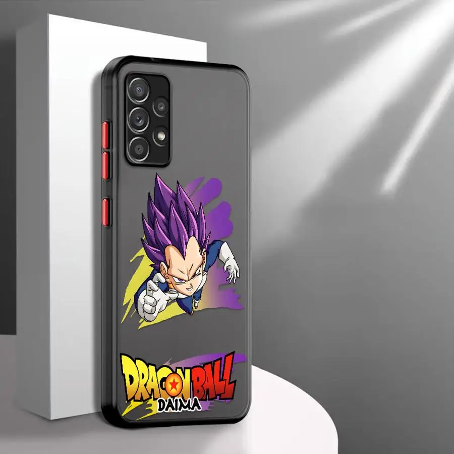 Чехол для телефона Dragon Ball Cute Cartoon Goku для Samsung Galaxy A30 A14 A13 A05 A06 A12 A15 A16 Note 20 Ultra 10+ 9 8 A70