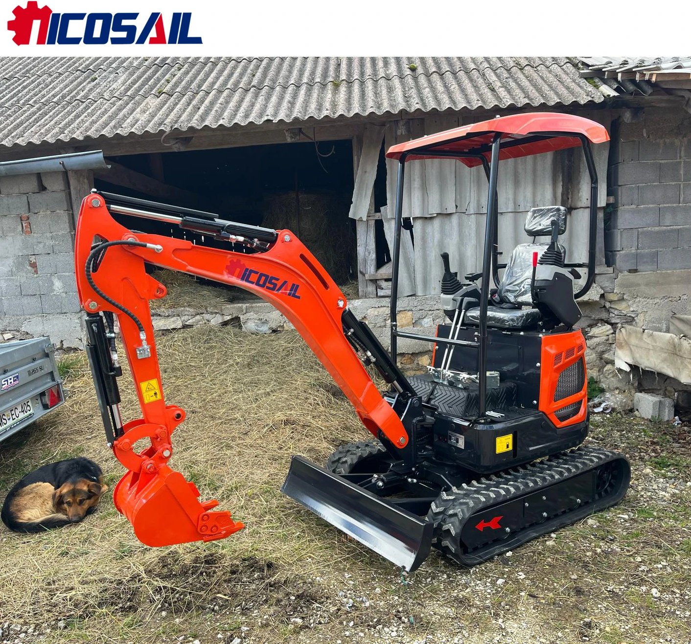 

1800kg Mini Excavator CE & Euro 5 Compliant EPA Approved Zero Tail Hydraulic Quick Change