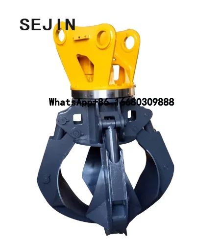 

SJ06 excavator Rotating Wood Clamp Crane Accessories Wood Grabber