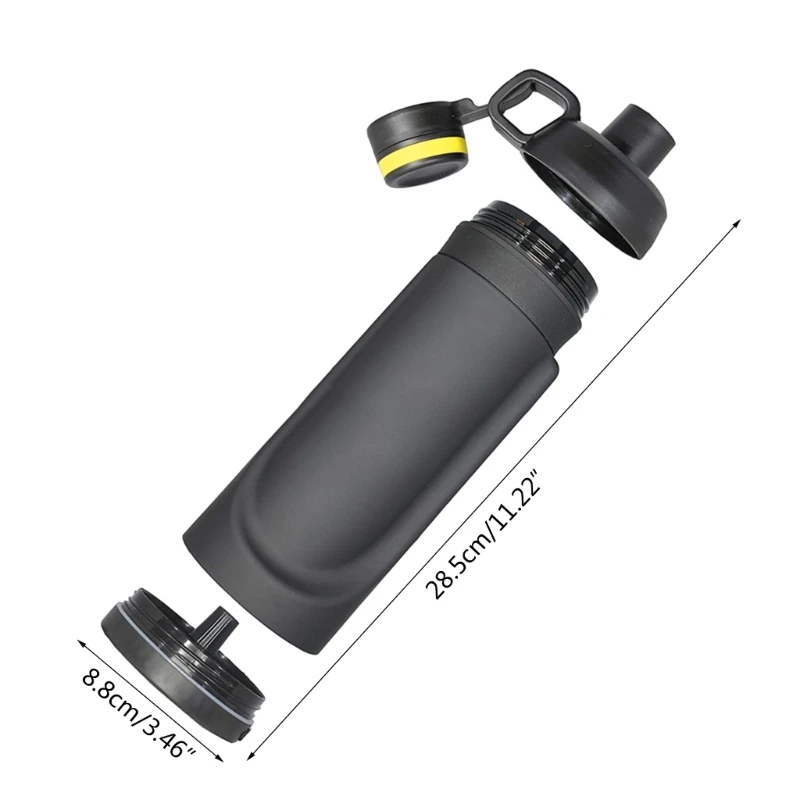 

Бутылка для воды со скрытым дном для хранения ценных вещей, герметичная спортивная бутылка для домашних путешествий