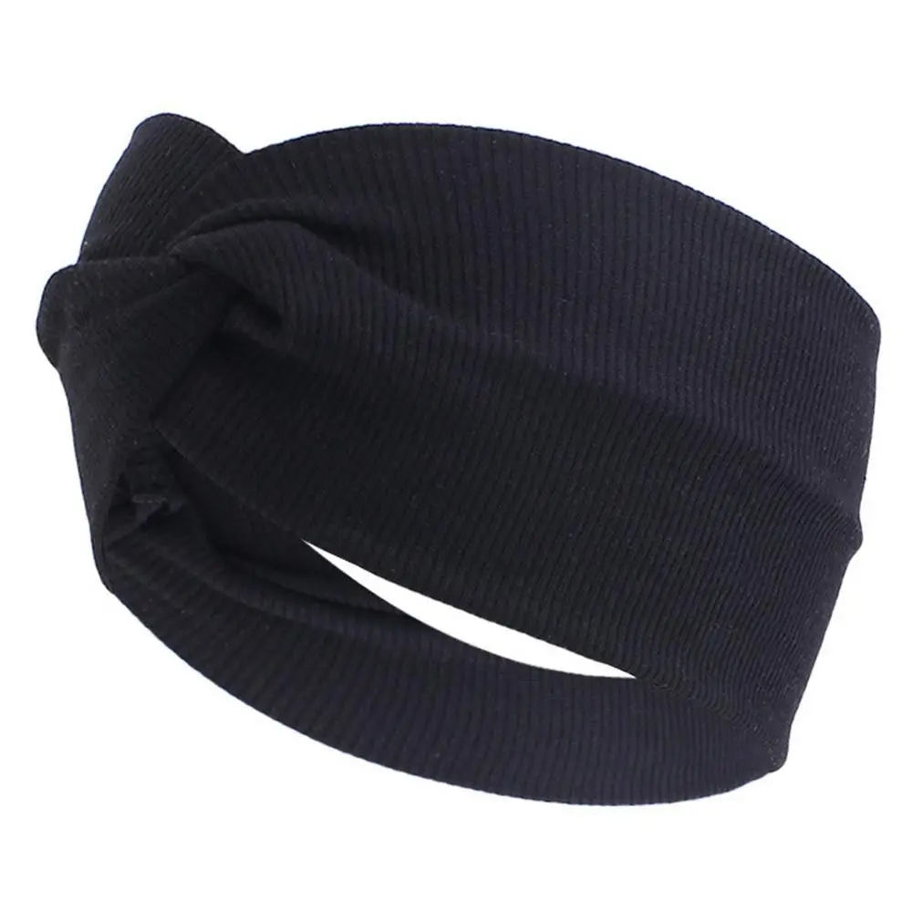 Twisted Headbands Hair Accessories Extra Large Thick Wide Hair Bands Sports Running Turban Workout Headband Women Head Wraps