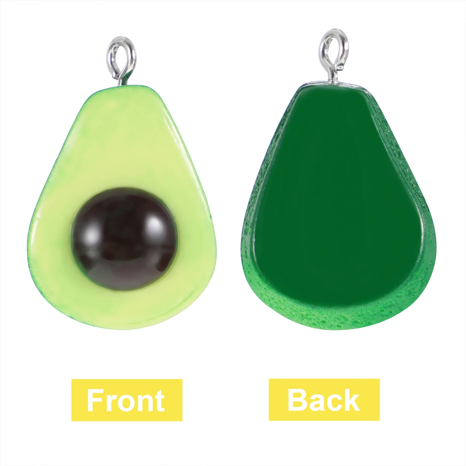 

20pcs Avocado Pendant DIY Jewelry Making Supplies Fruit Charms Craft Accessories Bright Color Necklace Bracelet