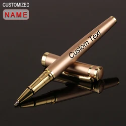 Custom Gel Pen Name Luxury Metal Business Writing Office Stationery Gift School Supplier Pretty Korean Cool Ballpoint Japanese