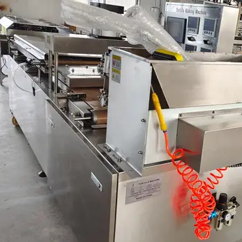 Stroj na výrobu kukuřičných tortill Plně automatický stroj na výrobu chlebové kůrky Chapati Komerční mexická kukuřičná tortilla 10 nejlepší prodej Automatický stroj na tortilly - №8