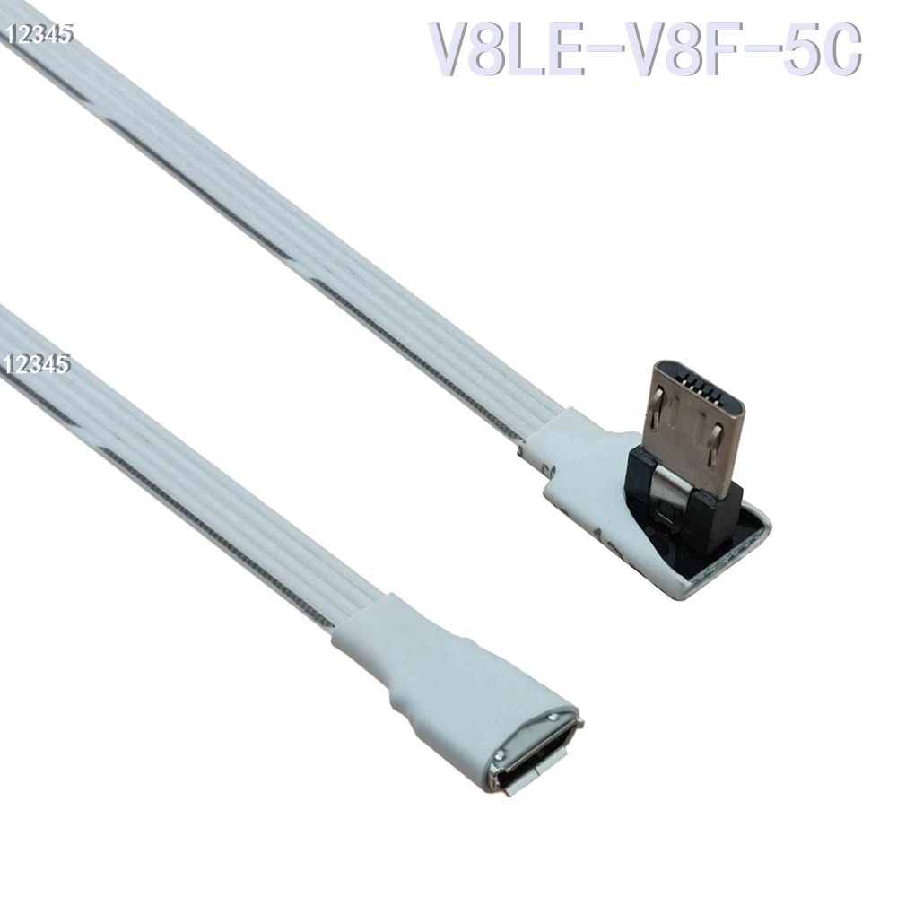 Câble Micro USB femelle vers Micro USB mâle, 5cm 0.3, Extension F/M, prolongateur de Date, charge, OTG court, noir, 20CM 50CM 10CM 1m