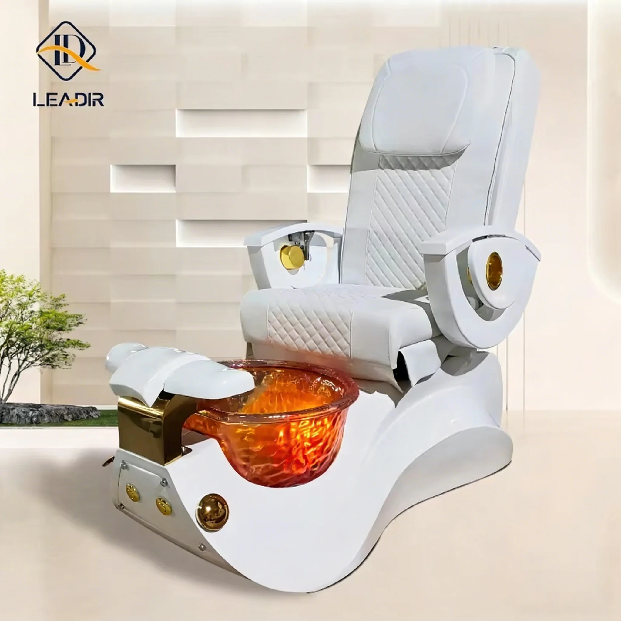 

Luxury Pedicure Chair Nail Spa Salons High-Back Professional Foot Care Manicure Station Human Touch Massage Modern Furniture