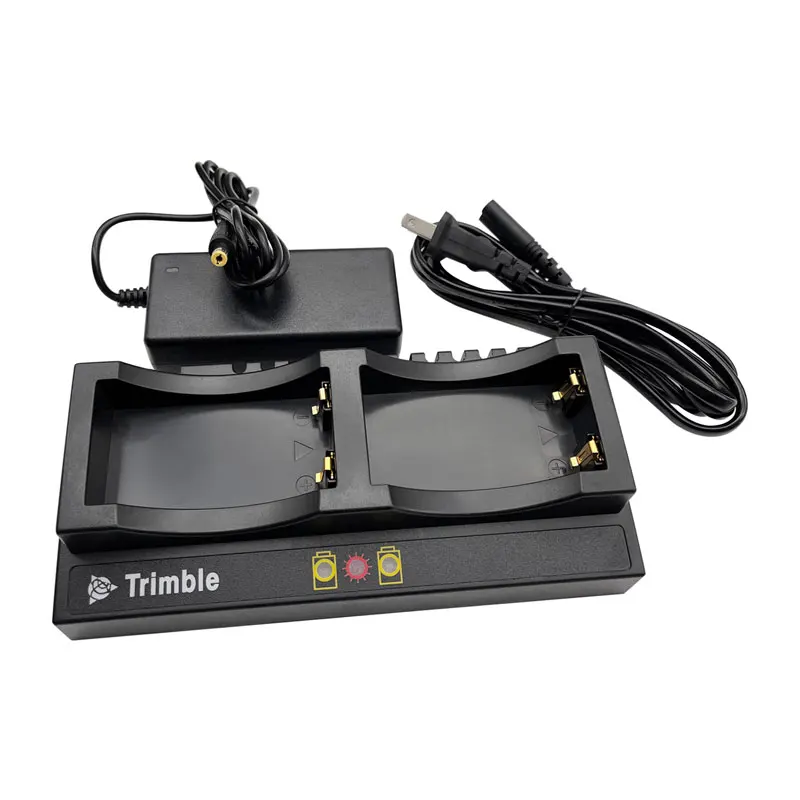 Dual Charger for Trimble Battery 5700 5800 R8 R7 R6 GNSS GPS 54344 Batteries Surveying Instruments