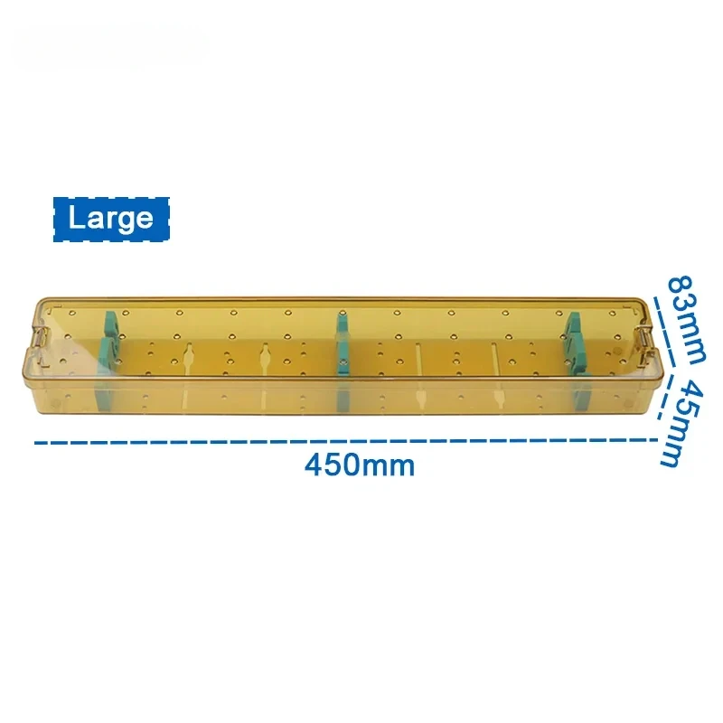 Sterilizations Tray Case Endoscopes Sterilizations Box High Temperatures Resistants Plastics Endoscopes Disinfections Box