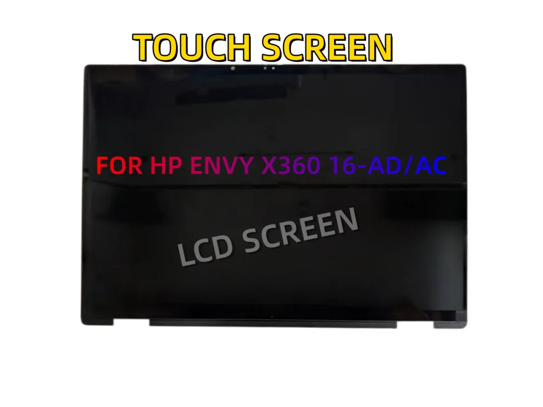NEW 16 LCD assembly Touch Screen Digitizer Display FOR HP Envy x360 2-in-1 16-AC 16-AC0023dx 16-AD support stylus