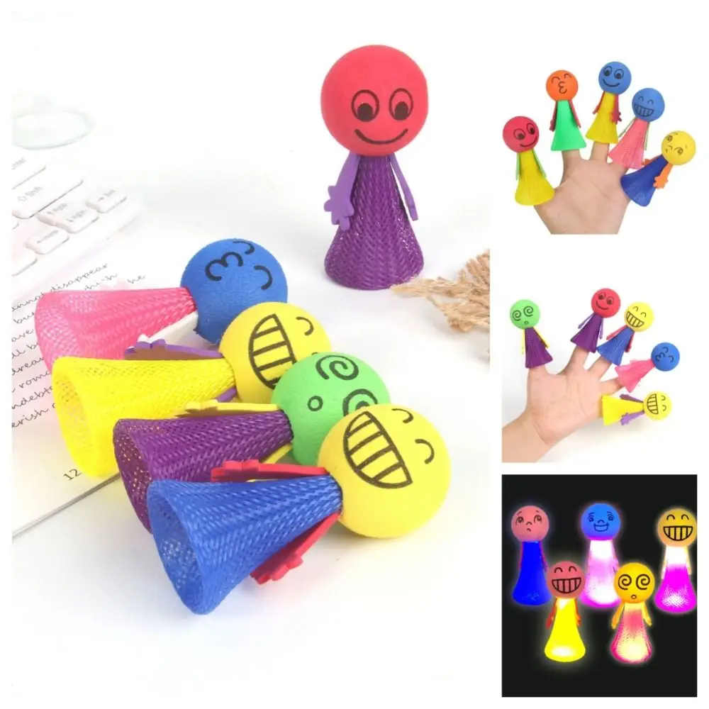

Soft Bounce Small People Toy Stretch Squeezing Cute Luminous EVA Fidget Toys Funny Random expressions Squeeze Sensory Toys