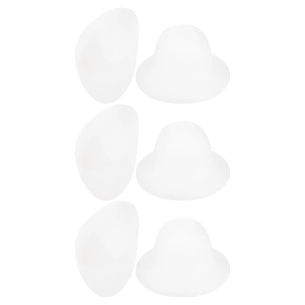

6pcs Horseshoe Lampshade Plastic Short Bulb Inclined Head Table Floor Pendant Light Shades Camping Cover White