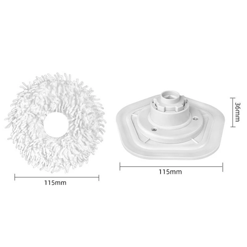 Сменные подушечки для швабры для пылесоса Dreame Bot W10/W10 Pro с держателем