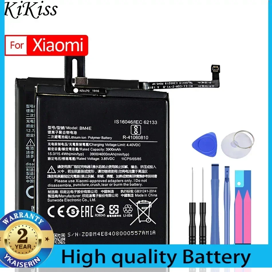 BN31 BN34 BM4E Battery for Xiaomi Redmi Xiao mi Pocophone F1 5 5C 5S Plus 5A 5X 6 Pro 6A 6X 7 8 8T Explorer Lite 9 SE Pro 9T