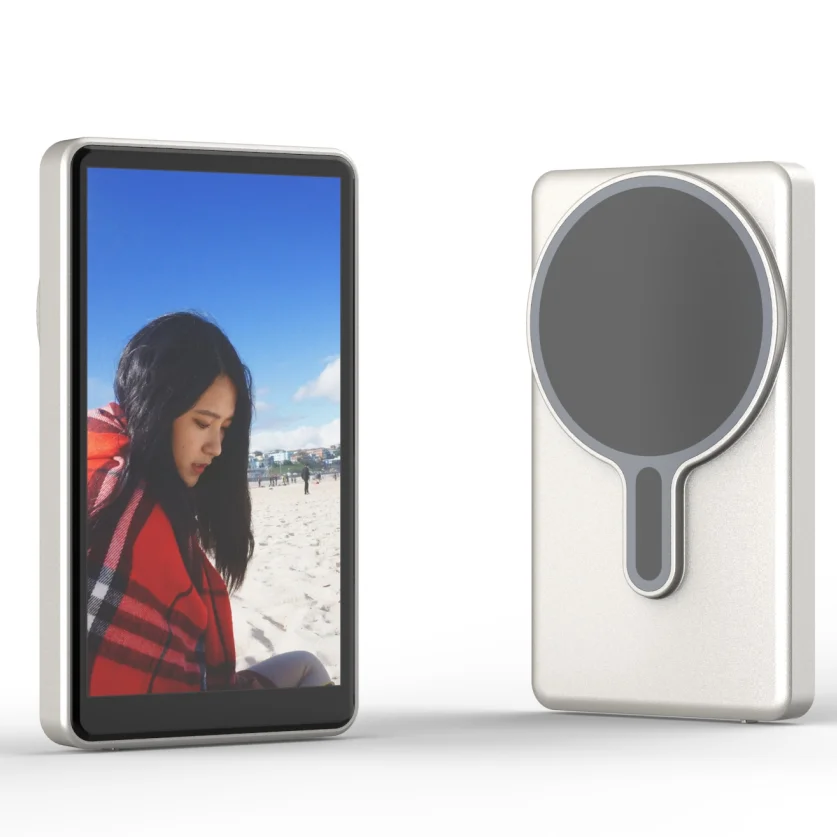 

Magnetic Selfie Screen with Remote Controller Record HD Videos for Vlogging & Livestreaming MagView Wireless Back