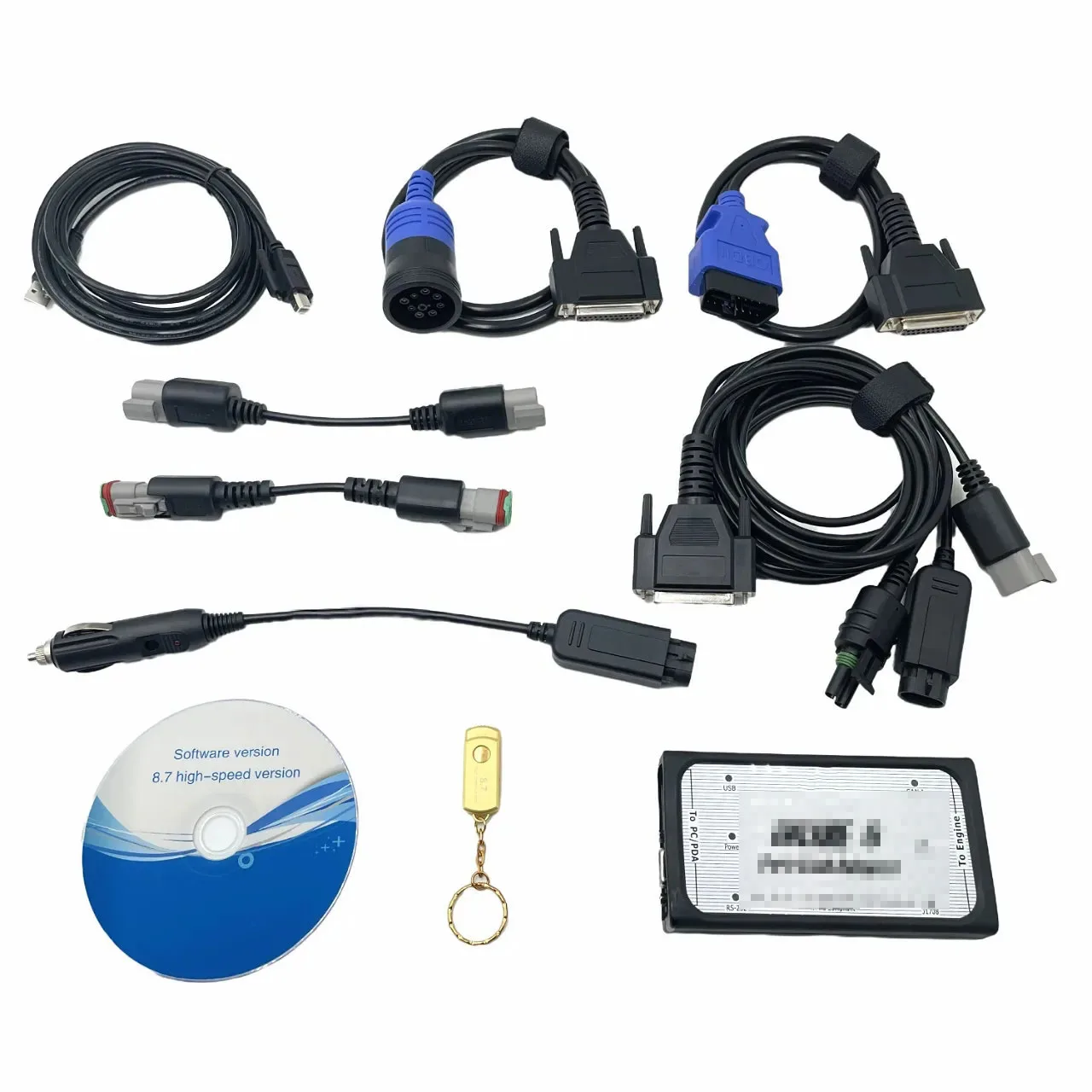 Suitable for INLINE 6 data adapter kit, high-performance diagnostic tool, scanning tool, USB&25 pin connection