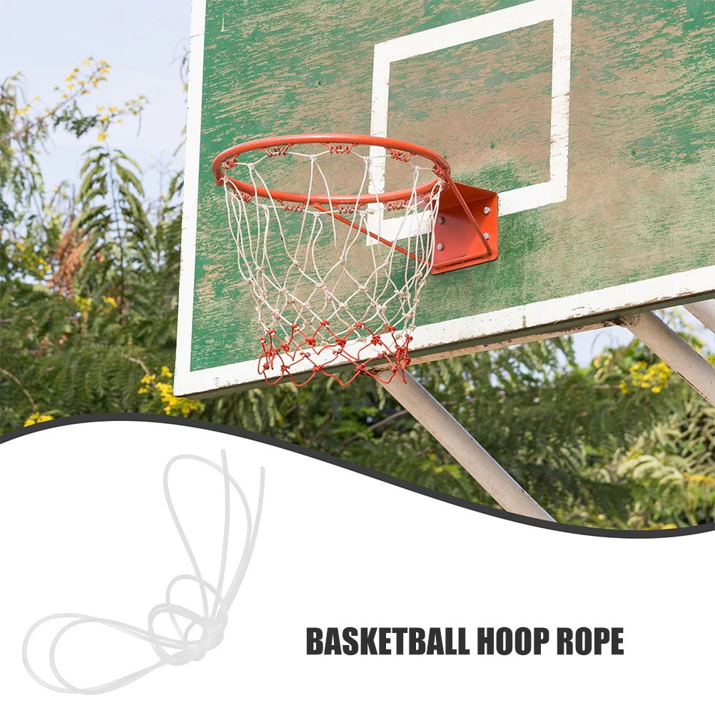 4 Buah Tali Ring Basket: Tali Nilon untuk Penggantian Jaring Rangka Tugas Berat, Kekuatan Tarik Tinggi untuk