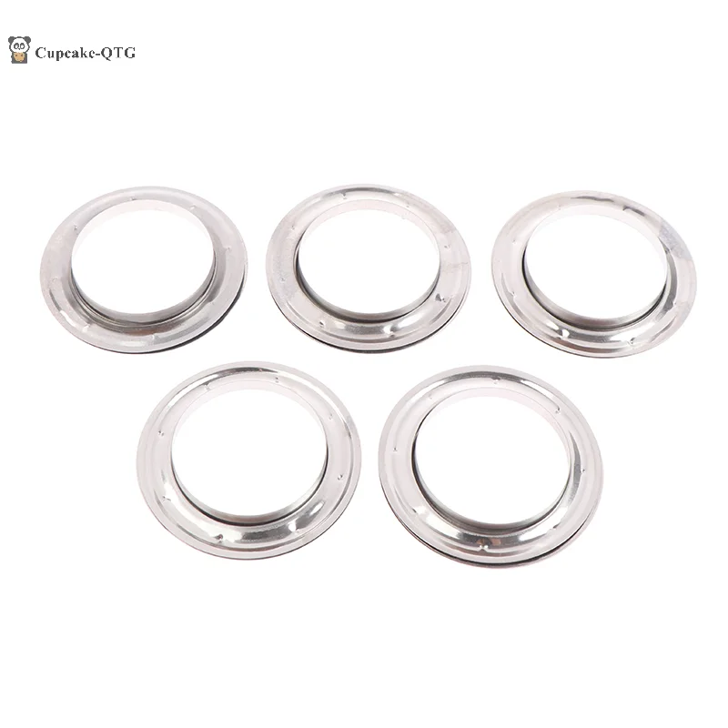 10/30/60Pairs 4cm Round Hole Silver Metal Rings For Curtain Grommet Top Room Decor Hanging Curtain Metal Eyelets Accessories