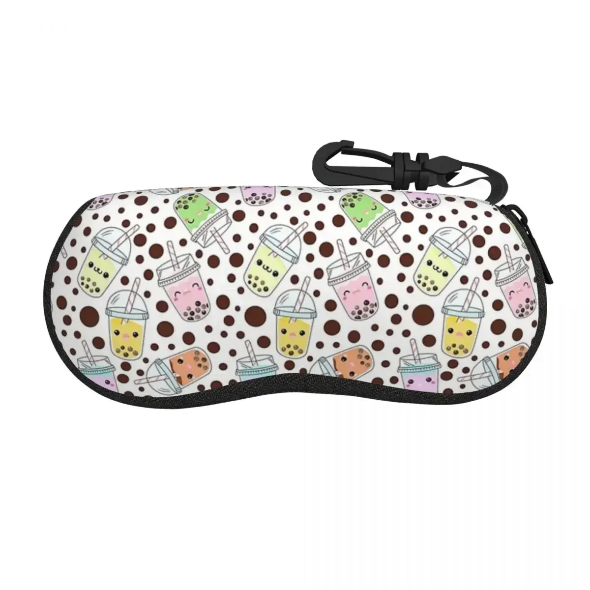 Yummy Bobba Bubble Tea Shell Estuche para gafas Caja protectora para gafas de sol Mujeres Hombres Bolsa suave para gafas