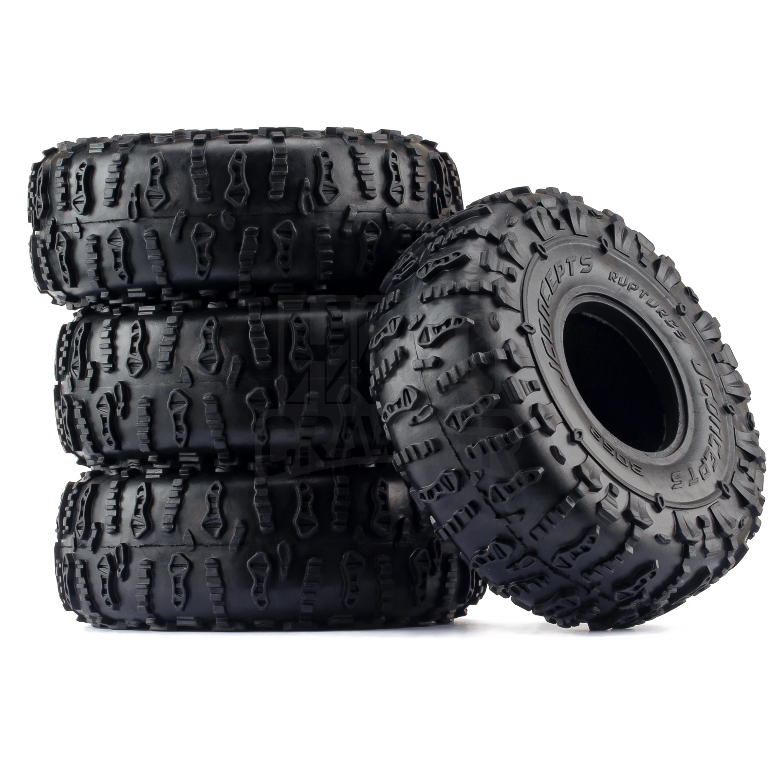 2.2Inch Rubber Tyre 150*65MM RC Car 2.2 Wheel Tires for 1/10 RC Crawler Wraith RR10 RBX10 Capra SCX10 TRX4