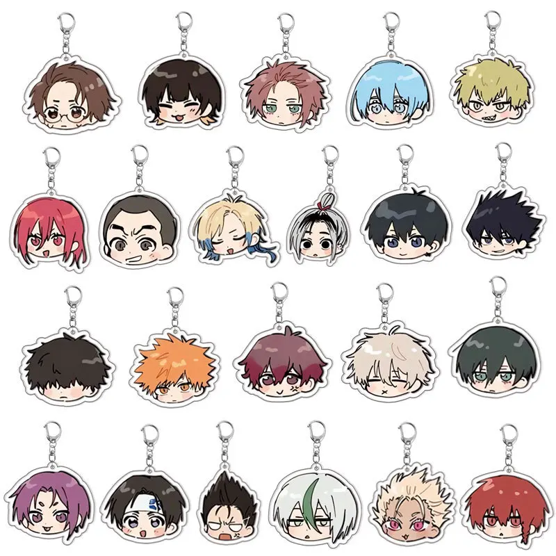 

Blue Lock Yoichi Isagi Sports Boys Acrylic Keychain Lovely Bag Charms Pendant Gift Key Chain Souvenir Creative Friend Kingring