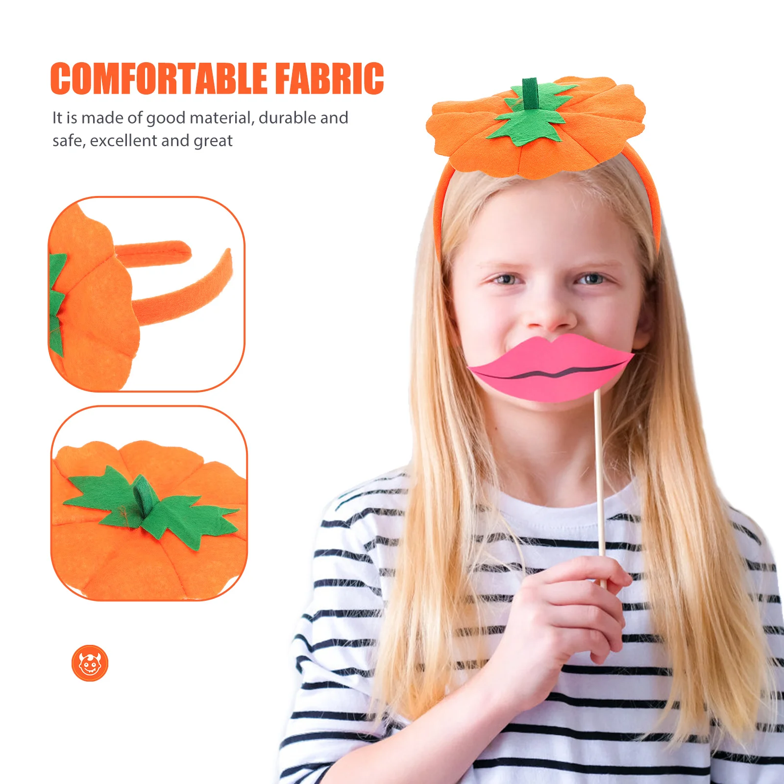 

4 шт., повязка на голову с тыквой, повязки для волос на Хэллоуин, костюм, товары для вечеринок, головной убор с тыквой на Хэллоуин, праздничная повязка на голову, вечерние головные уборы