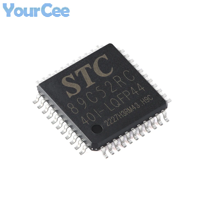 5pcs/2pcs STC89C52RC-40I-LQFP44 STC STC89C52RC STC89C52RC-40I LQFP-44 Program Download Microcontroller IC Chip