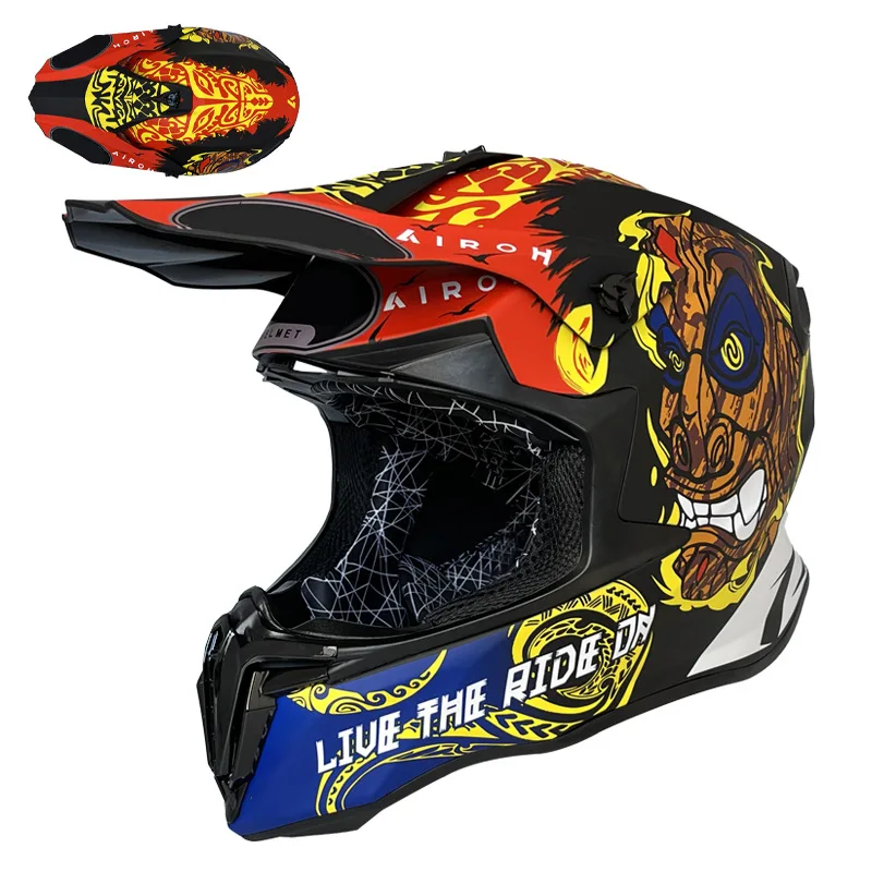 

Motorcycle Helmet for Airoh Full Face Racing Off-road Helmet Casco Moto Bicycle Downhill Motocross Helmet AM DH Mountain Bike