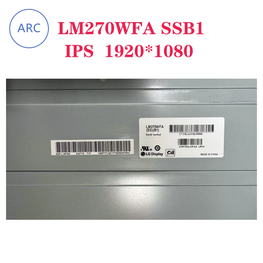 Imagem -06 - Original Novo Lm270wfa Ssa1 Lm270wfa Ssa2 Lm270wfa Ssb1 Tela Lcd de Toque para hp Lenovo Aio 27