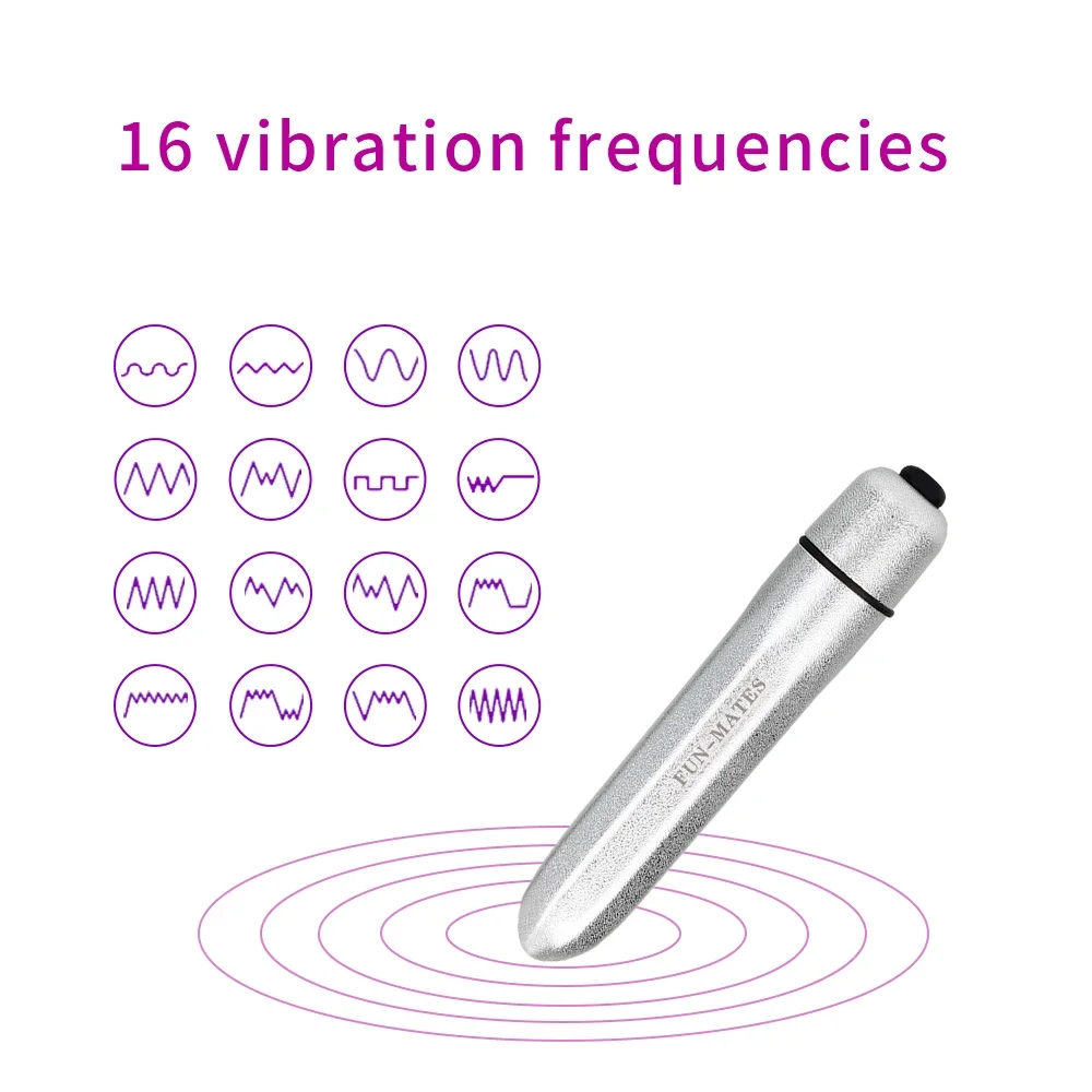 16 Mode Bullet Dildo Vibrators For Women Wearable Water Proof Mini Vibrator Anal Plug For Man With Battery Clitoral Stimulation