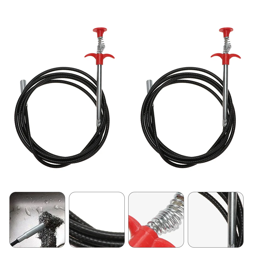 2 قطعة استنزاف نظيفة مخلب أداة المنتزع المرنة لصلبة الوصول إلى زوايا المطبخ الحمام تنظيف لوازم التنظيف