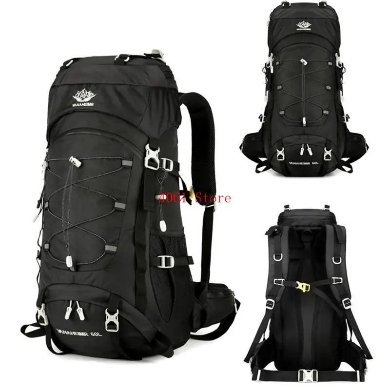 Convenient Reliable 60L Backpack Rucksack for Sports and Outdoor Activities