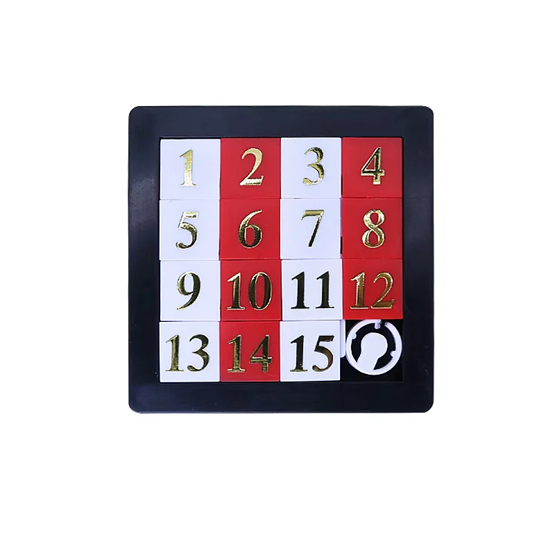 Sliding Jigsaw Puzzle Math Toy Number Puzzles Toy Sliding Puzzle Toy 15 Tiles Logics Game