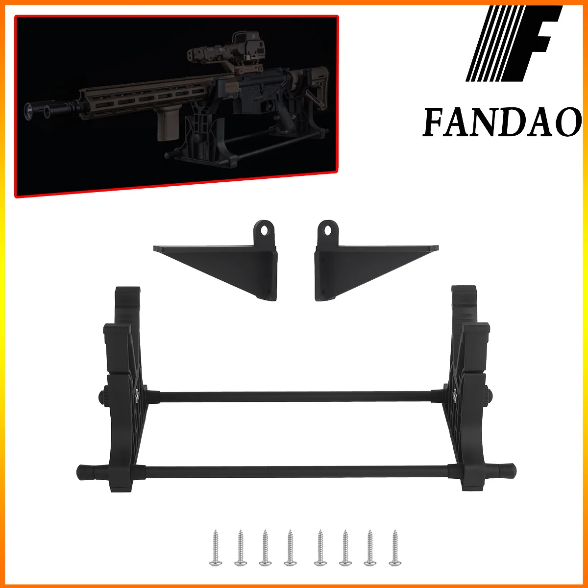 

Adjustable Outdoor Airsoft Stand, 10 "-16", Compact Portable Range Stand, Cleaning Maintenance for Hunting Rifles Shotguns