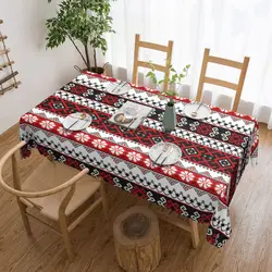 Rectangular Ukrainian Embroidery Bright Color Vyshyvanka Leggings And Designs Table Cloth Waterproof Tablecloth Table Cover