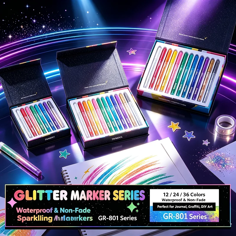 tanooci-pennarelli-acrilici-glitterati-12-24-36-colori-impermeabili-resistenti-allo-sbiadimento-punta-morbida-per-disegno-e-graffiti-forniture-artistiche-per-studenti