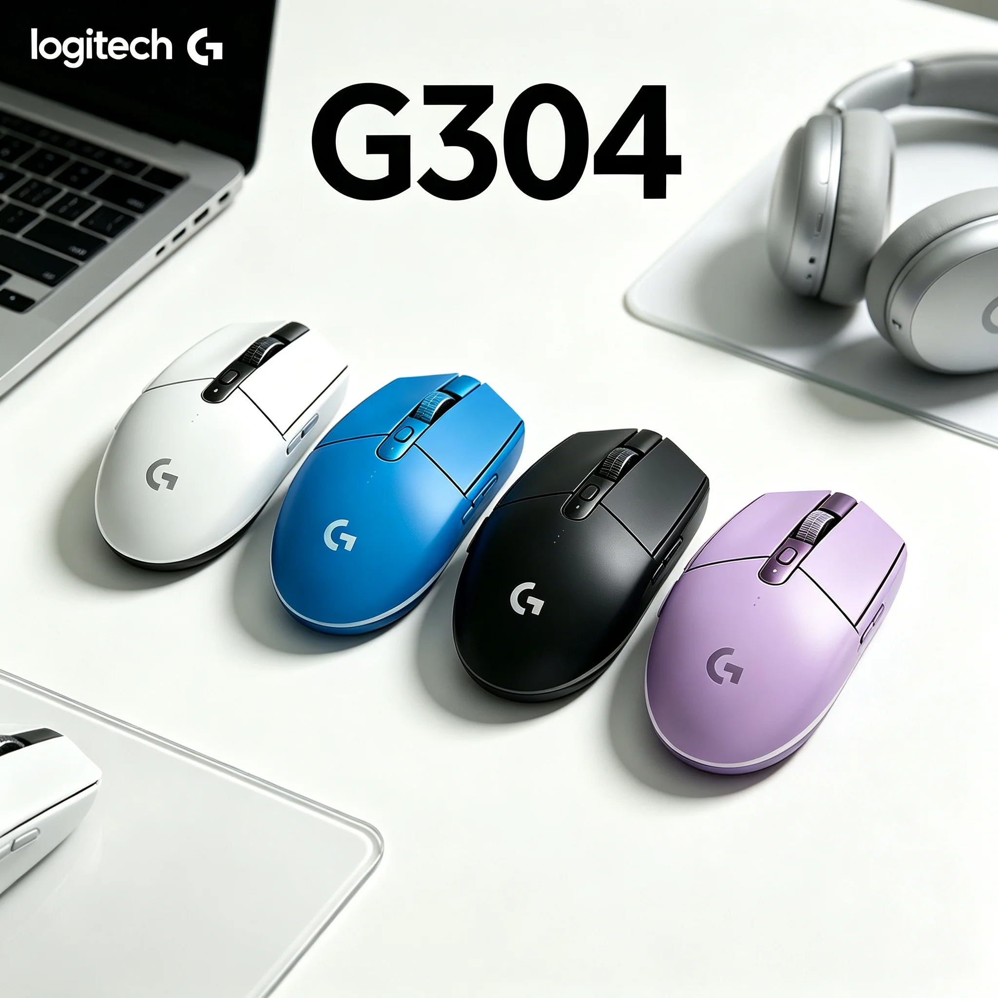 Logitech G304 2.4G Wireless Gaming Mouse Plug And Play For CS2 PUBG Valorant LOL Gamer Mice
