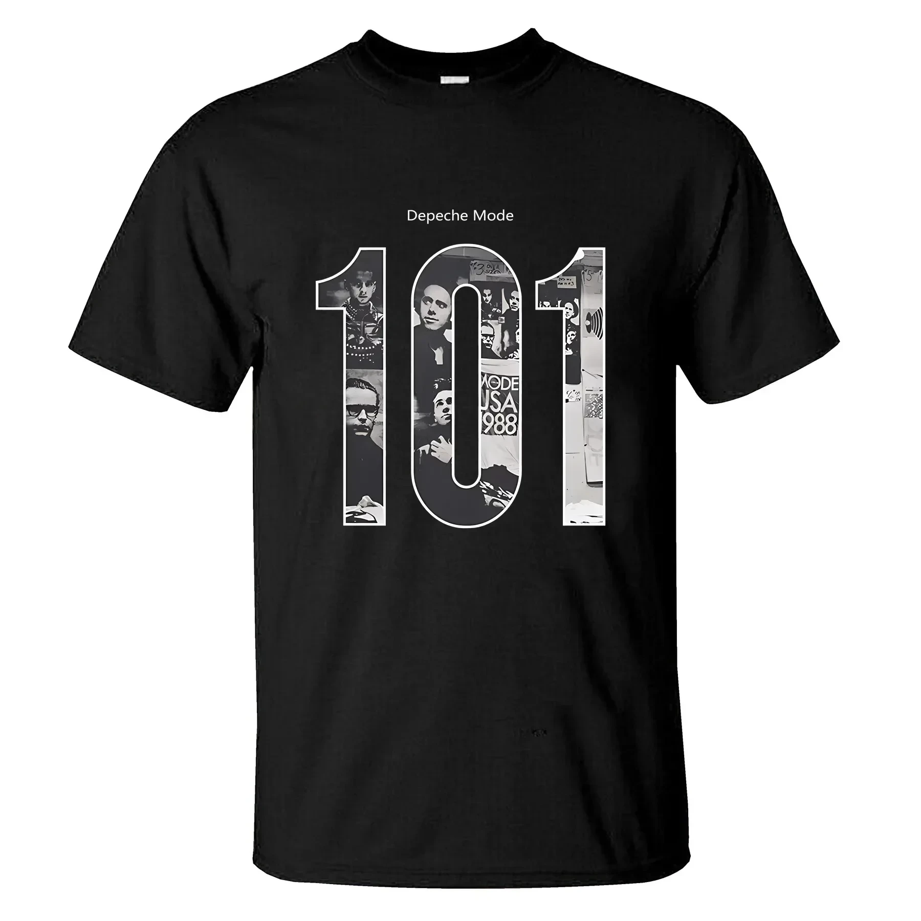 2024 Amazing Tee Men Rose Tops Black By Depeche Mode T Shirt Casual Oversized Double-sided Male Casual Graphic Streetwear unisex