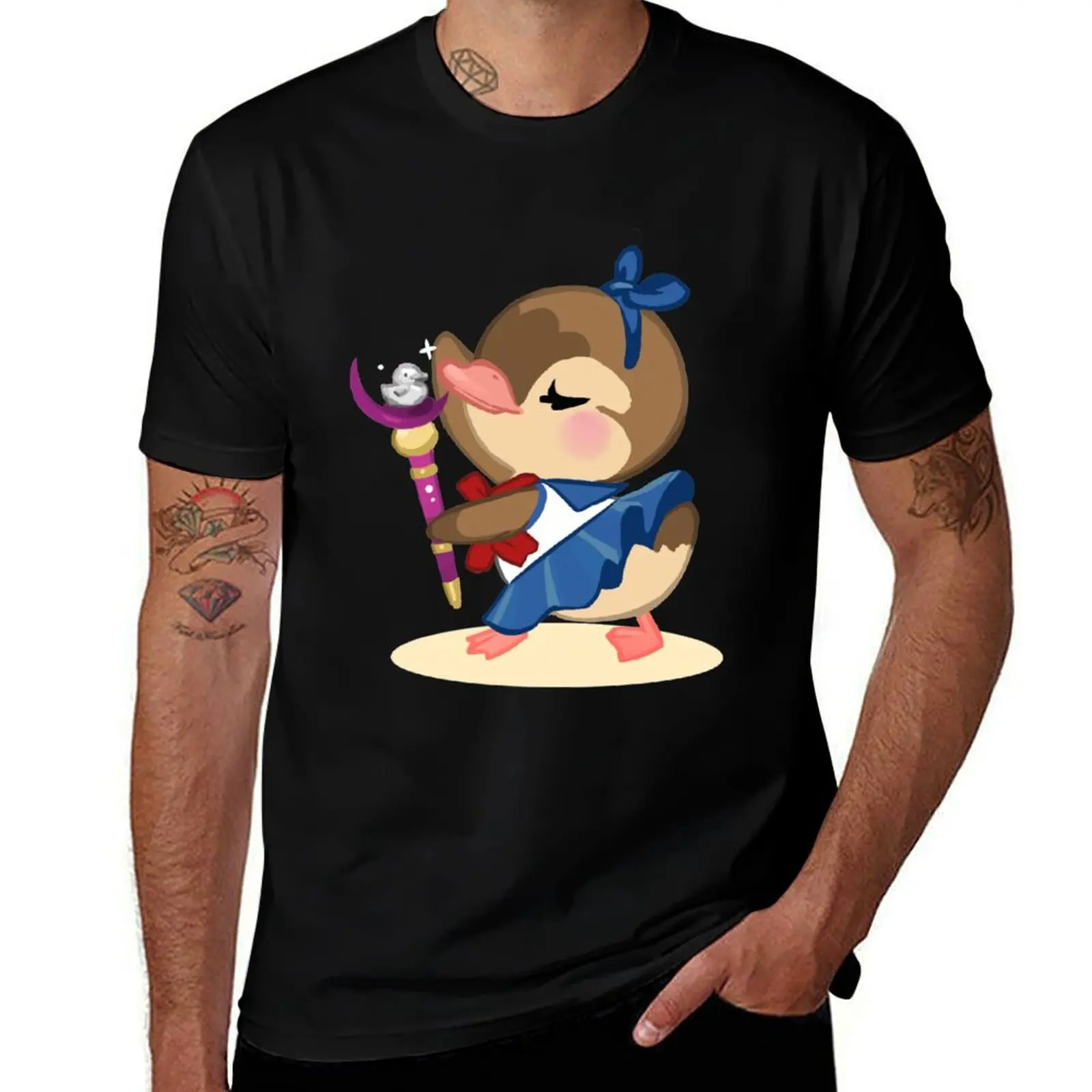 Magical Girl Duckling T-Shirt anime t shirts for man T-Shirt
