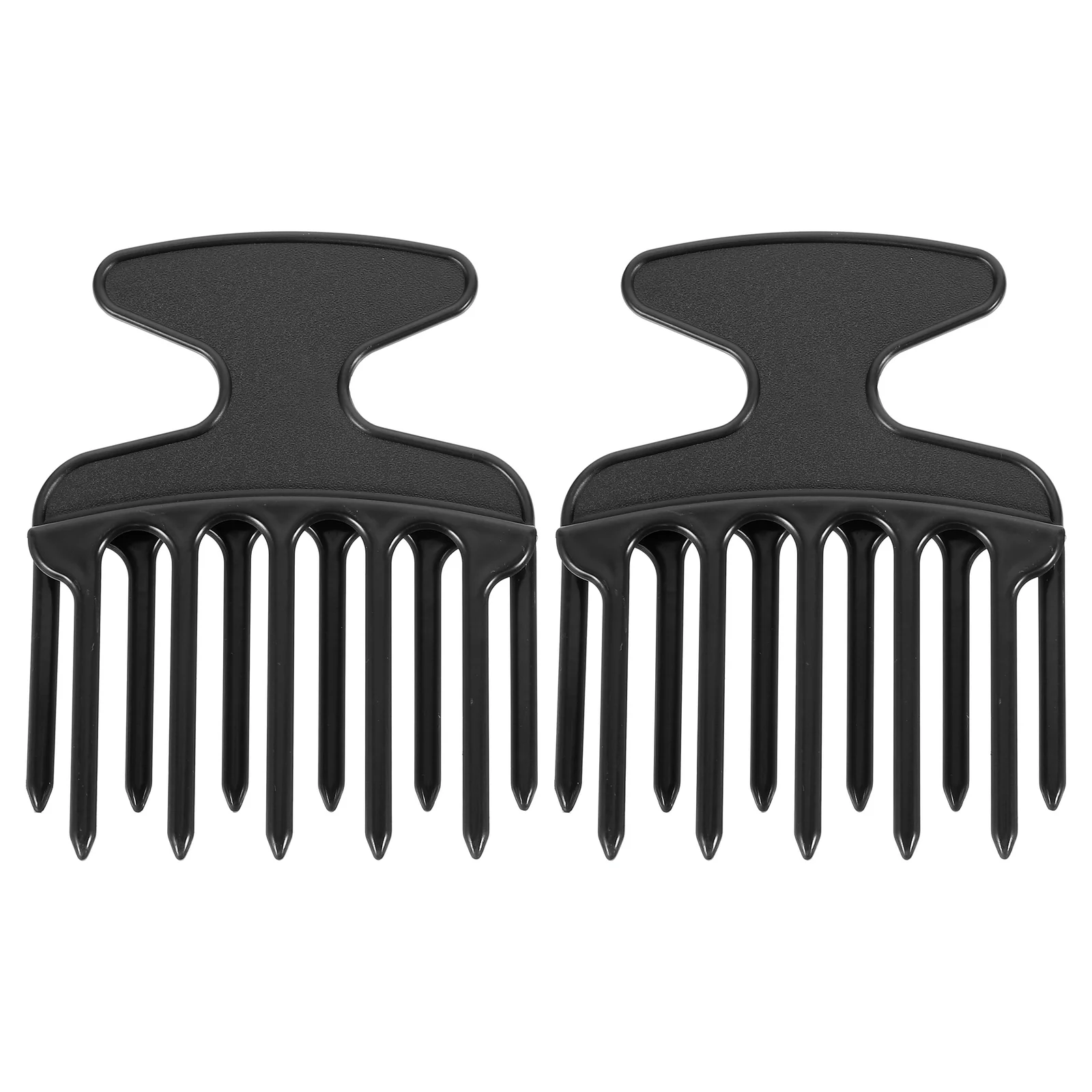 

2 Pcs Hair Pick Comb Curly Styling Waver Tool Tools Lift Combs Wide Tooth Abs Plastic Travel